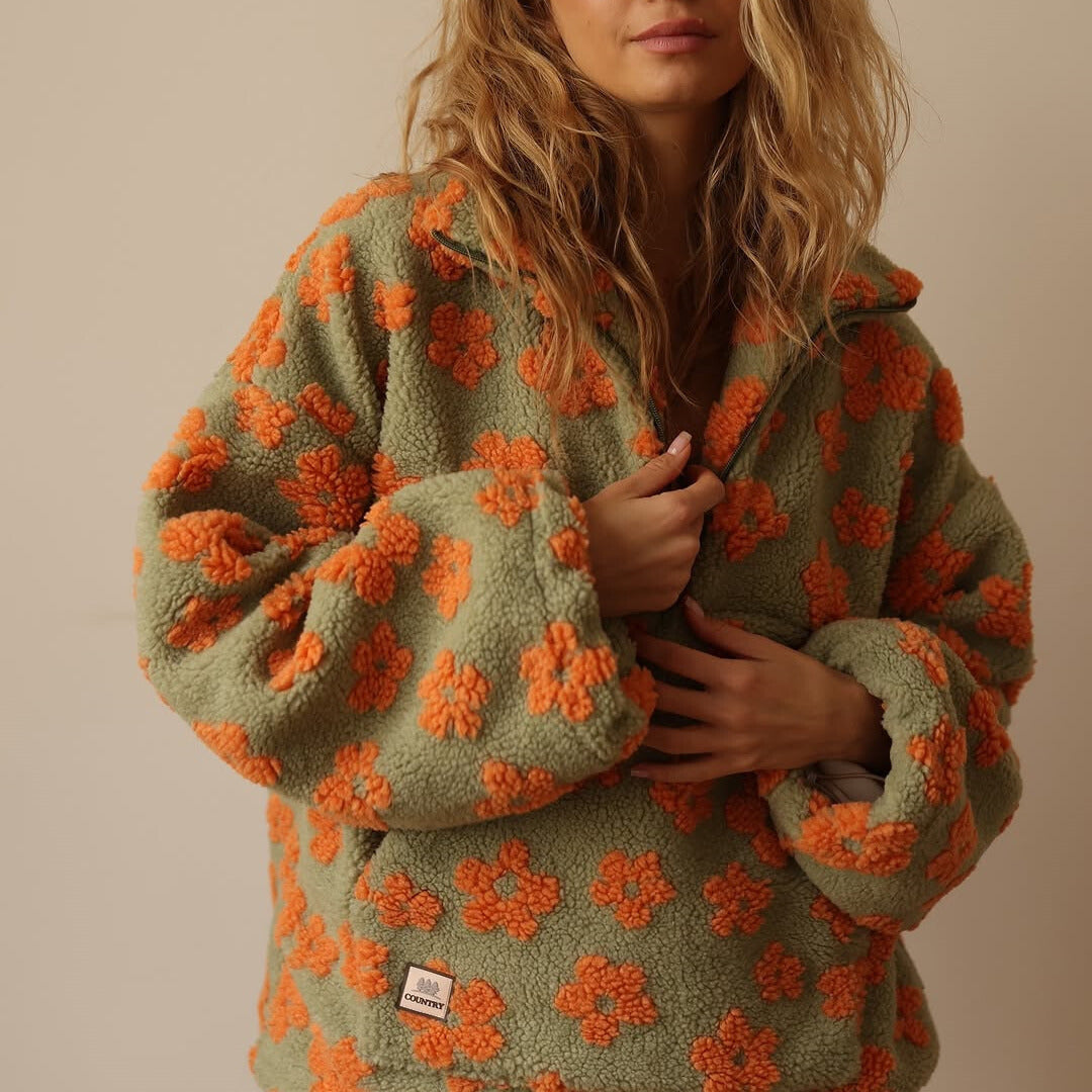 Anais | Blommig jacka